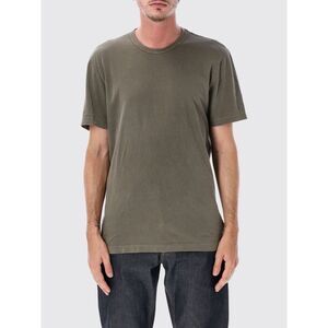James Perse Men James Perse Short-Sleeved Cotton T-Shirt With Crew Neck